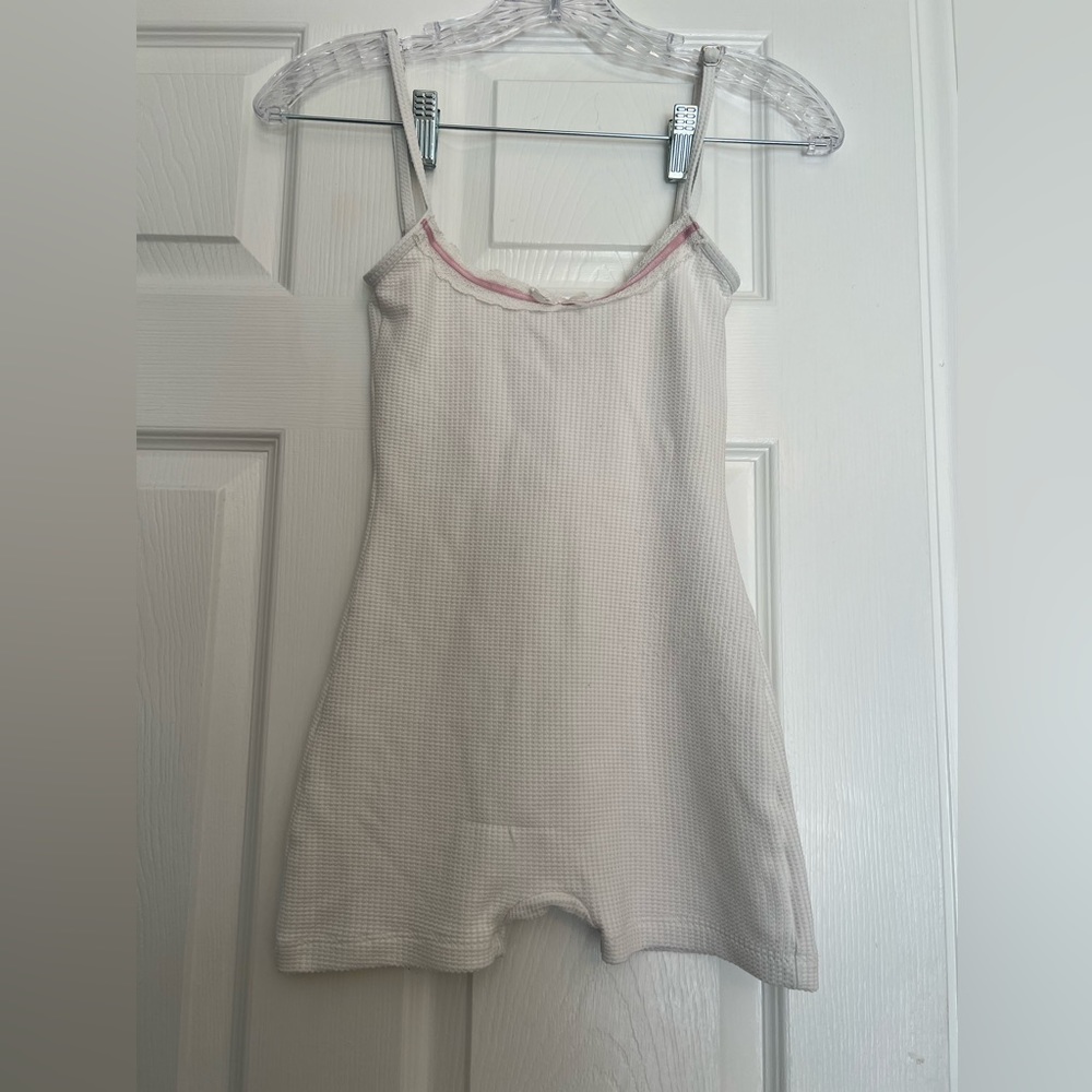 Frankies Bikinis size small white romper